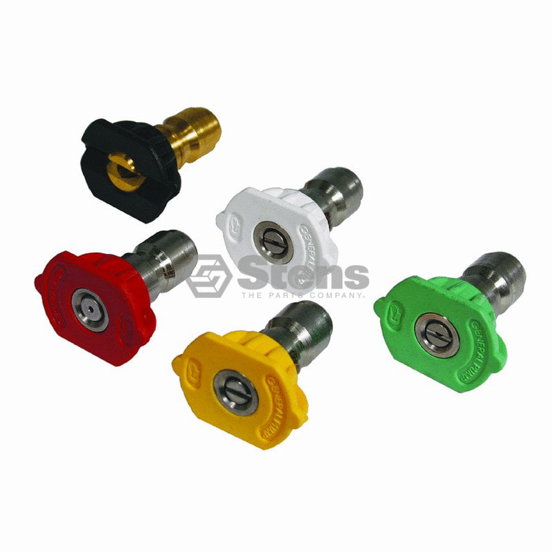 New Stens 758-475 1/4" Quick Coupler Nozzle Kit Pressure Power Washer 4 Nozzle 