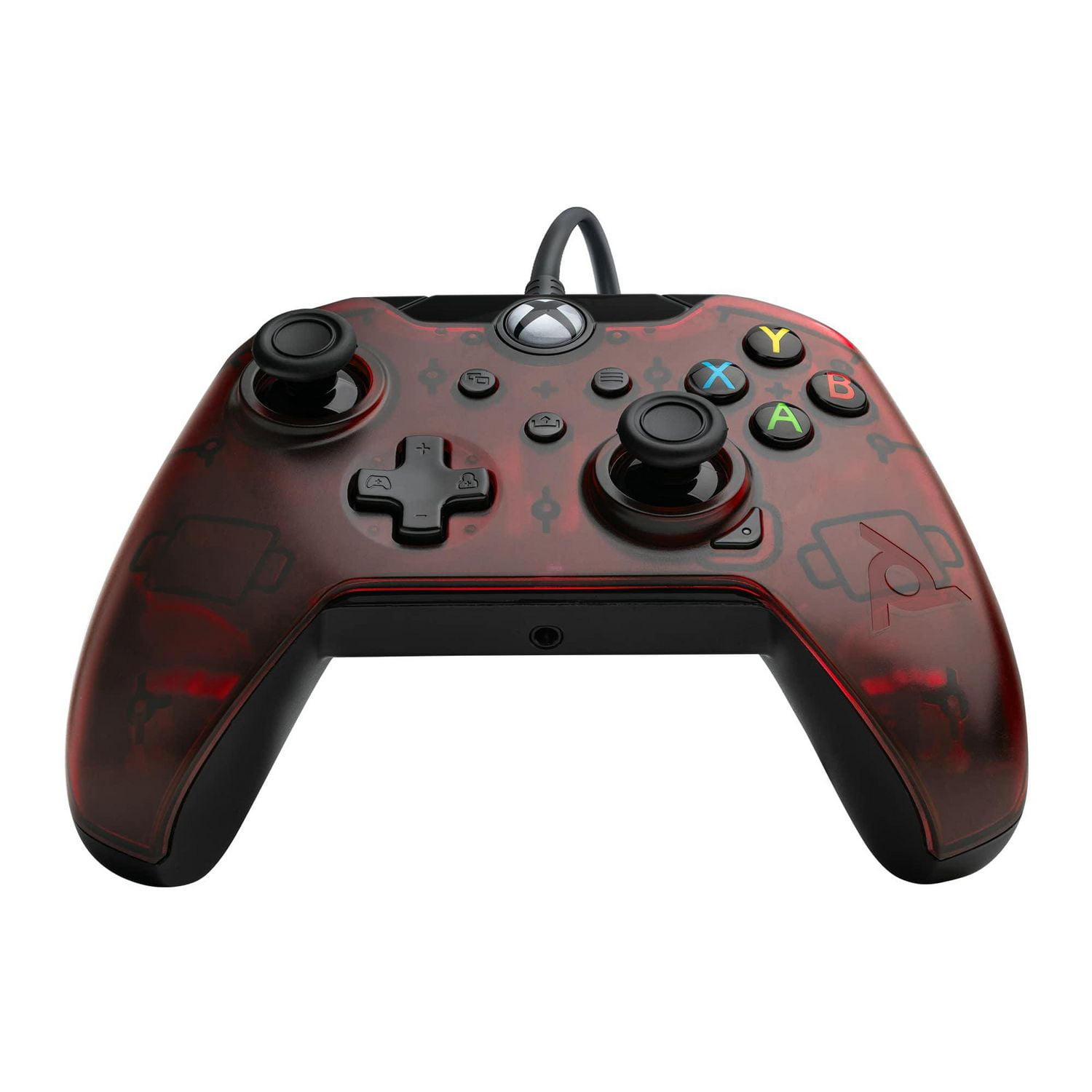PDP Gaming Wired Controller: Crimson Red - Xbox Series X|S, Xbox One, Xbox, Windows 10, 049-012-NA-RD, Xbox Series X/S