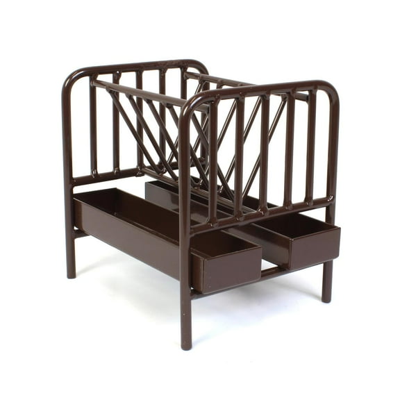 Little Buster Toys Priefert Pasture Horse Feeder Brown