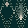 thumbnail image 3 of NEXT Deco Geometric Teal Wallpaper, 3 of 3