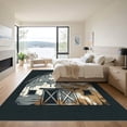thumbnail image 3 of ODIKA 3'x5' Machine Washable Non-Slip Area Rug, Farmhouse White High Traffic Rug, Gray, 935971, 3 of 7