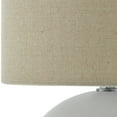 thumbnail image 2 of Livabliss Elio Modern Accent Table Lamp, 10-inch, White with Beige Shade, 2 of 6