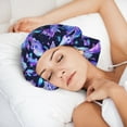 thumbnail image 6 of Disketp flower starry sky Skull Adjustable Sleeping Hair Cap, Hairband Sleeping Cap Turban, Unisex, Available for Curly and Straight Hair, 6 of 6