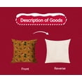 thumbnail image 4 of Yidarton Cartoon Linen Christmas Pillowcase Printing Pattern Pillow Cover Car Sofa Cushion Cover, 4 of 6