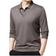 thumbnail image 2 of Blusa y camisa de manga larga con cuello vuelto para hombre, informal, con estampado y cremallera, de poliéster., 2 of 9