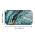 thumbnail image 5 of WERPE Fluid Painting Marbled Square Floor Mat Rug for Home Entrance Outside Entry, 100% Burlap Felt, Anti-Slip 19.68*39.37 in, 5 of 6