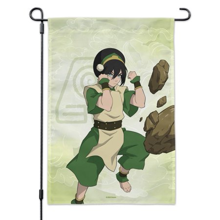Avatar the Last Airbender Toph Garden Yard Flag