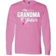 thumbnail image 3 of Inktastic Breast Cancer Awareness My Grandma is a Fighter Long Sleeve T-Shirt, 3 of 5