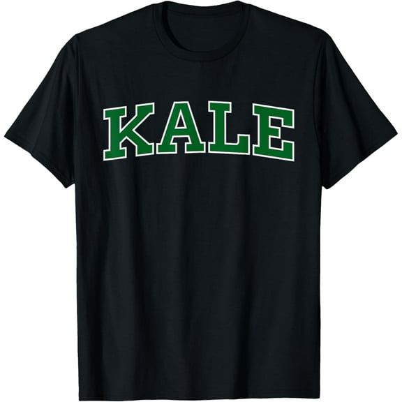 Kale University Leaf Green Organic Gardener Go Vegan T-ShirtMen's and women's short-sleeved pure cotton shirts