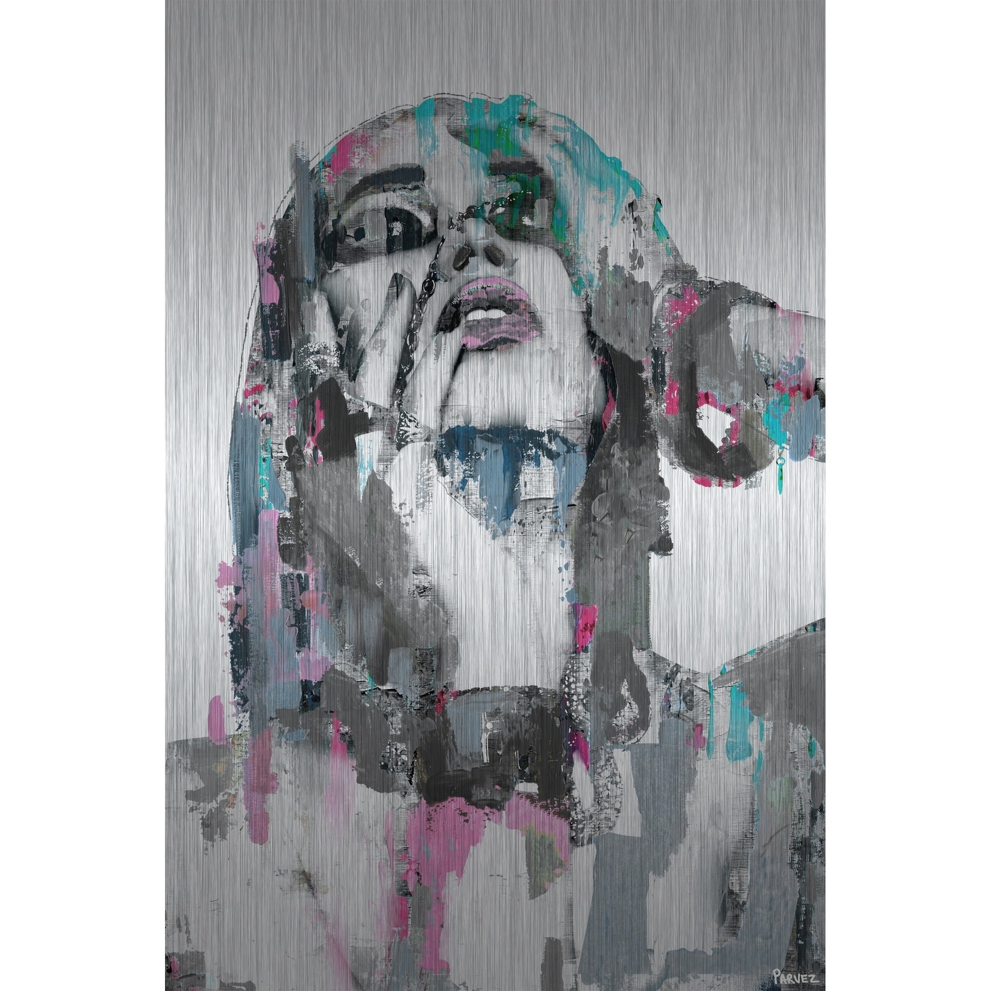 Parvez Taj Bewildered Beauty Aluminum Wall Art