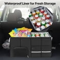 thumbnail image 4 of WLRETMCI Trunk Organizer for Car and SUV Collapsible Car Organizers and Storage with Lid Truck Accessories Interior Grocery Holder, 72L, 4 of 9