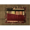 thumbnail image 1 of Ahgly Company Indoor Rectangle Abstract Brown Modern Area Rugs, 5' x 8', 1 of 4