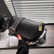 thumbnail image 2 of Bolso casual de mujer Bolso retro de cuero de PU Bolso diario de lentejuelas para mujer (Negro), 2 of 6