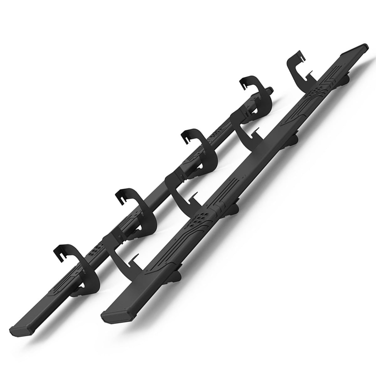 RVNI 6.5" Side Steps Running Boards for 07-18 Silverado/GMC Sierra 1500/2500/3500HD Crew Cab Nerf Bars