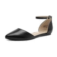 thumbnail image 1 of Zapatos DREAM PAIRS Bailarinas Negras para Mujer con Punta en Punta y Slip On, 1 of 5