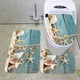 thumbnail image 4 of Juego de alfombras de baño de 3 piezas, alfombrilla de pedestal de ancla náutica, alfombrilla de baño antideslizante, tapa de inodoro, juego de alfombras de inodoro Sincero  Hogar, 4 of 5