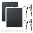 thumbnail image 1 of Labymos 15W D C 12V/5V Solar Panel Kit Set with Dual USB & Type-C Interface, 1 of 8