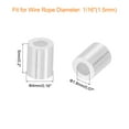 thumbnail image 2 of 120 Pack Aluminum Crimping Loop Sleeve for 1/16" Diameter Wire Rope, Round Aluminum Wire Rope Sleeve, 2 of 6