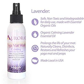 Yoga Mat Wash Cleaner Aromatherapy Natural Organic Essential