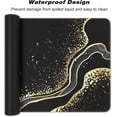 thumbnail image 4 of Extended Large Mouse Pad, XXL Gaming Mousepad 31.5 x 15.7 Inch, Big Computer Keyboard Desk Pad, Waterproof Mouse Mat with Stitched Edges and Non-Slip Base for Office Gaming, Black Marble, 4 of 6