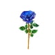 thumbnail image 2 of Adorno De Rosa De Cristal 1Pcs Crystal Rose Ornament Glass in Blue for Valentine's Day Wedding Birthday Gift Keepsake 9.45x2.76" JASKFLY, 2 of 9