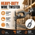 Electric Drill Wire Twisting Tool,Heavy Duty Wire Twister for Drill ...