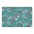 thumbnail image 2 of MKHERT Fish Lotus Doormat Rug Home Decor Floor Mat Bath Mat 23.6x15.7 inch, 2 of 3