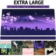 thumbnail image 2 of Purple Desk Mat Japanese Desk Pad Cute Fuji Mountain Gaming Mousepad Large, Cherry Blossom Mouse Pad XXL Desk Mats, Kawaii Anime Deskmats Desktop Protector Laptop Keyboard Mat Pad 31.5x15.75 in, 2 of 6