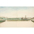 thumbnail image 3 of Francisco Fierro 18x13 Black Modern Framed Museum Art Print Titled - City Square (ca.&nbsp;1850), 3 of 5