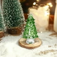 thumbnail image 7 of Gmogad Small Glass Christmas Tree Decorations - Miniature Winter Figurines for DIY Crafts Xmas Tree Holiday Centerpieces Home Party Festive Decor, 7 of 7