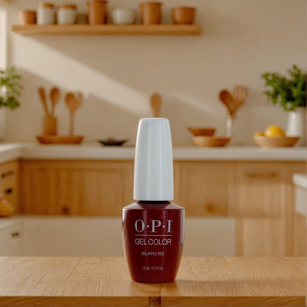 OPI GelColor Gel Nail Polish, Big Apple Red, 0.25 Fl Oz
