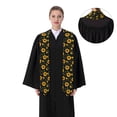 thumbnail image 4 of Fotbe Flower (2) Printed Class of 2024 Graduation Stole, 4 of 7