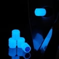 thumbnail image 4 of 4Pcs Glow-in-The-Dark Tire Valve Caps - Universal for Car Tires, Yellow Luminous Valve Stem Covers - for Car Enthusiasts, Auto Tire Maintenance, Night Driving Visibility Enhancement, 4 of 5