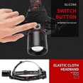thumbnail image 3 of Red Headlamp, Red Led Hunting Headlamp, Rechargeable Headlamp With Red Zoom Filter, Used Compatible With Hunting, Astronomy, Stargazing, Nat..., 3 of 5