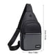 thumbnail image 3 of Bandolera para hombre y mujer | Mochila ajustable con orificio para auriculares | Tela Oxford impermeable para senderismo, camping y uso diario, 3 of 6