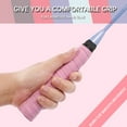 thumbnail image 6 of Pickle Grips Pickleball Paddle Grip Tape - Overgrip Grip Wrap for Pickleball Racket - Moisture Wicking Paddle Grip Wrap (2 Pack) - Pink, 6 of 8