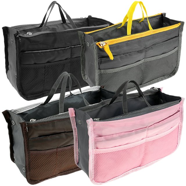 MesaSe 4 Pcs Tote Bag Large Capacity Travel Handbag with Multiple Pockets Lightweight Portable Tote Handbag Washable Tote Bags Polyester Handbag for Work Travel Business