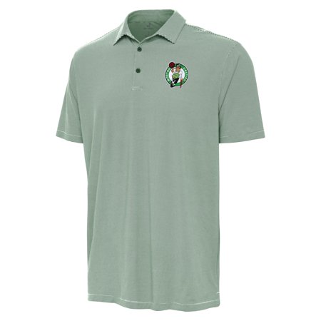 Men s Antigua Hunter Green Boston Celtics Twine Polo Men s Antigua Hunter Green Boston Celtics Twine Polo