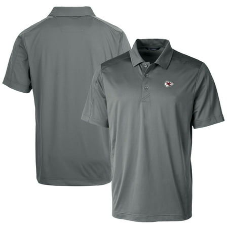 Men s Cutter & Buck Steel Kansas City Chiefs Prospect Textured Stretch Polo