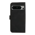 thumbnail image 2 of Allytech for Google Pixel 8 Pro 6.7" Wallet Case Cover, Retro PU Leather Slim Fit Folio Flip Hand Strap Shock Resistant Protective Wallet Case Cover for Google Pixel 8 Pro 2023 - Black, 2 of 9