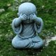 thumbnail image 1 of Estatuilla de Buda para meditando Perfecl Monje Estatua de Buda, 1 of 7