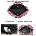 thumbnail image 3 of Pink Breast Cancer and Love Travel Tote Bags for Women Carry On,Large Weekender Bags for Women Travel,Multi Functional Duffle Bag for Work,Shopping,Sports, 3 of 5