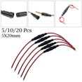 thumbnail image 1 of Inline Round Glass AGC Fuse Holder Splash Proof Screw Type 5x20mm for 22AWG, 1 of 1