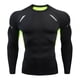 thumbnail image 1 of Traje deportivo de alta elasticidad europeo y americano Traje de baloncesto de secado rápido ajustado para hombres Traje de entrenamiento deportivo de manga larga para correr que absorbe la humedad, 1 of 6