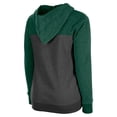 thumbnail image 3 of Women's New Era Green New York Jets Color-Block Full-Zip Hoodie, 3 of 3