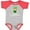 Heather and Red, variant on Inktastic First St Patricks Day Boys or Girls Baby Bodysuit
