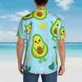 thumbnail image 4 of Disketp Hawaiian Shirts For Men,Cartoon Avocado Print Mens Casual Short Sleeve Button Down Shirts Beach Shirt, 4 of 7
