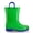 Green, variant on EUXTERPA Toddler Kids Waterproof Rain Boots Boys Girls Black Boots with Handles Toddler Size 10