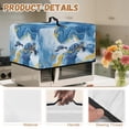 thumbnail image 6 of TSOVTHRID Microwave Cover for Countertop Convection Ovens, Dustproof Small Electrical Appliance Protector Kitchen Decor, Sea Turtle Blue Golden Marble Texture Print, 20.9"W x 15.7"D x 12.4"H, L, 6 of 7