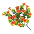 thumbnail image 2 of 5-branch Artificial Flower Grass Bouquet Simulation Floral Decor Home Table Centerpiece Fake Flower  Purple, 2 of 7
